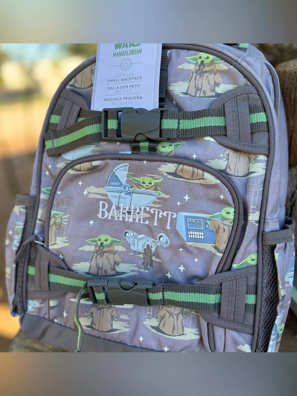New Pottery Barn Mackenzie The Mandalorian™ Grogu™ Glow-in-the-Dark Size Small
